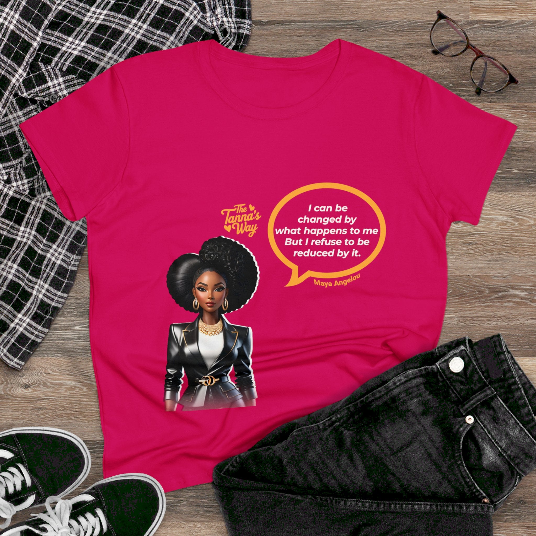 Maya Angelou 2 | Women's Midweight Cotton Tee